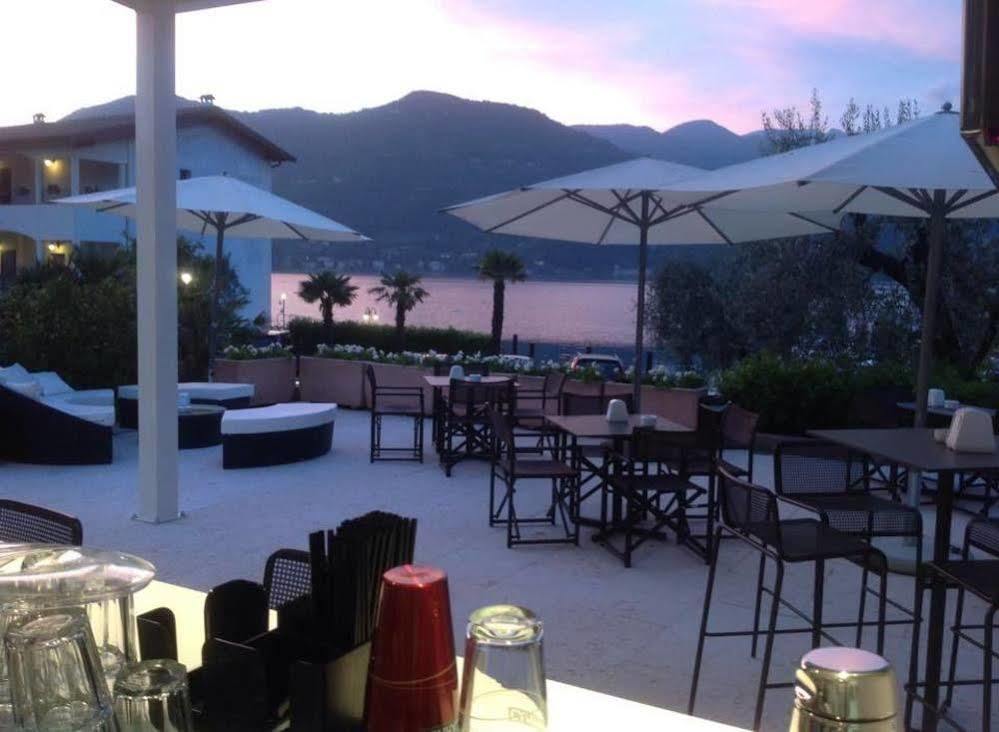 Bella Hotel & Restaurant With Private Dock For Mooring Boats San Felice del Benaco Exterior photo